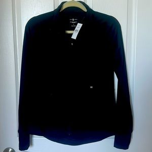 Loft Lou & Grey Black Luvstretch Zip-up Jacket size S